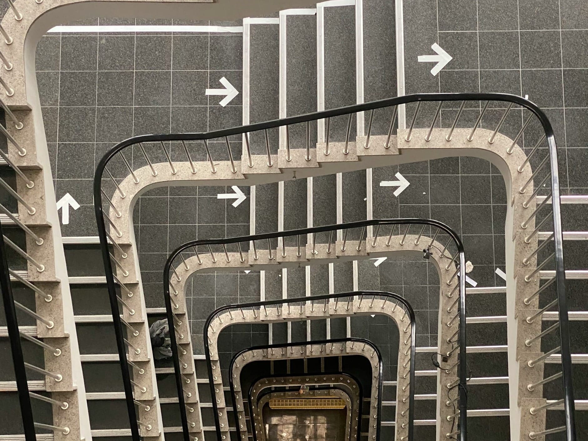 cascading stairs