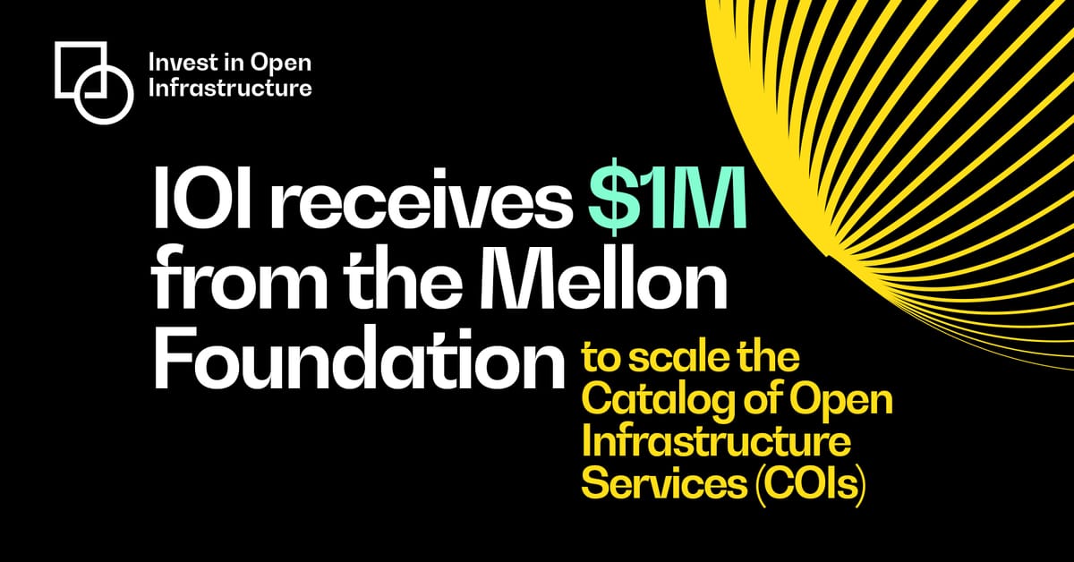 IOI receives 1M from the Mellon Foundation to scale the Catalog of